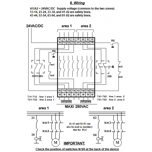 AWAX27XXL Bezpečnostné relé